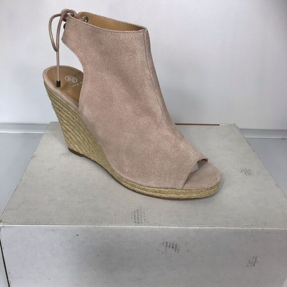 Laurie Felt Suede Peep-Toe Wedge - Picture 6 of 8